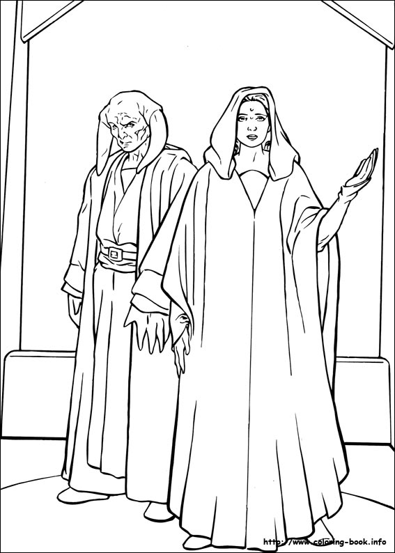 Star Wars coloring picture